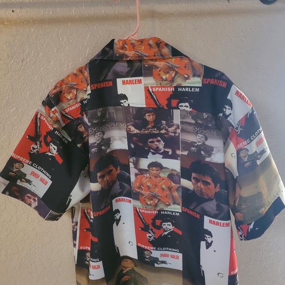 Spanish Harlem Scareface button shirt - Picture 3 of 5